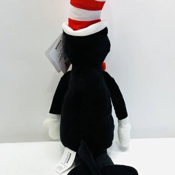 NWT Dr. Seuss Cat in the Hat 18" Tall Stuffed Plush Stuffed Animal Kohl's Care - Picture 3 of 6